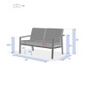 CANAPELE PAVANE 2S GRAFIT