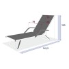 BAYAMO LOUNGER SATE G/GRAF