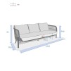 DEONA SEATER 3S ACACIA