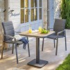 TYLA 2S BISTRO TABLE ACACIA/AL