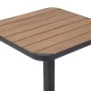 TYLA 2S BISTRO TABLE ACACIA/AL