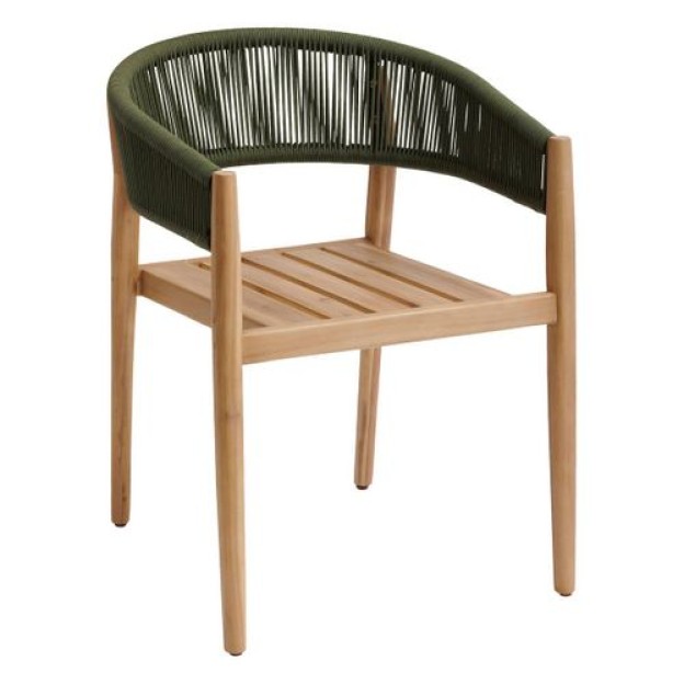Fotoliu de sufragerie TEVIO OLIVE