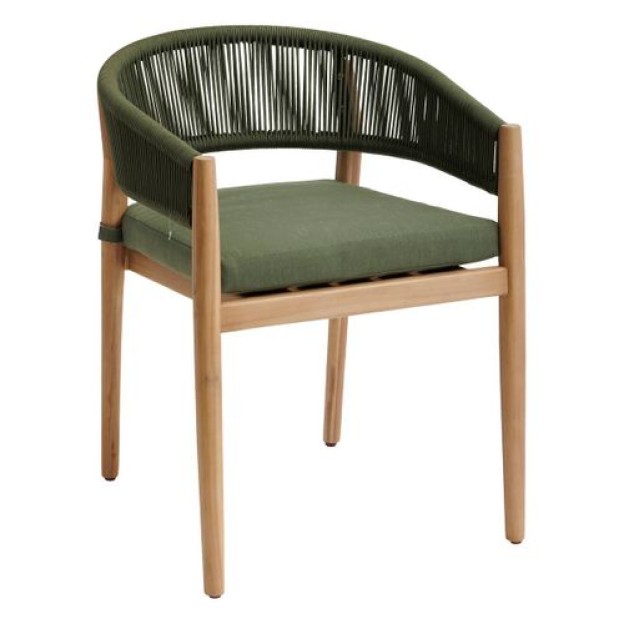 Fotoliu de sufragerie TEVIO OLIVE