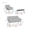 SET CANAPELE PAOPAO 4S ALB