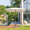UMBRELA SOIA 2,5X2,5M GRAU