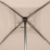 UMBRELA SOIA 2,5X2,5M GRAU