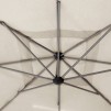 UMBRELA MANOA 2,5X2,5M GRAU