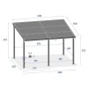 ENOLIE WALL GAZEBO EXT 4X3,5M