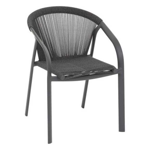 RIU STACK ARM FLECKED ANTH/GRA