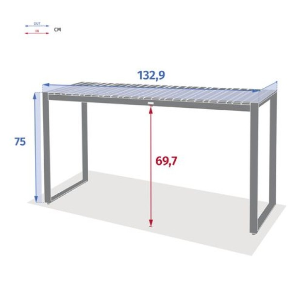 LENSIA CONSOLE TABL 2S EUCA/GR