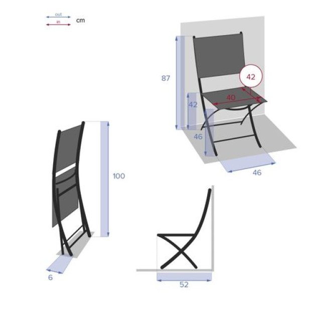 SCAUN FOLD MODULA CHHLIBUN/GRAPHI