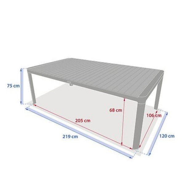 FIX PARADIZE TABLE 10P ACA WAL