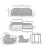 SET CANAPELE ALLURE GRAPH 5S