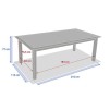 ALLURE TABLE CER GLA 12S GRE/O