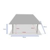 LAMBADA SQ TABLE 8S CERA/GRAF