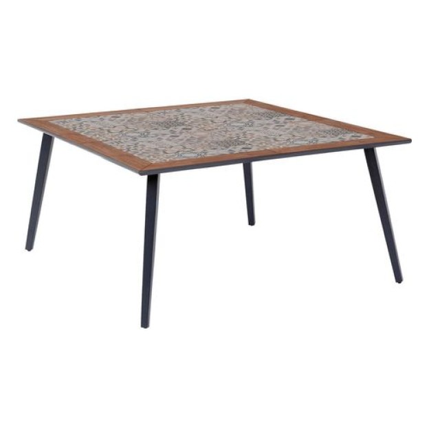 LAMBADA SQ TABLE 8S CERA/GRAF