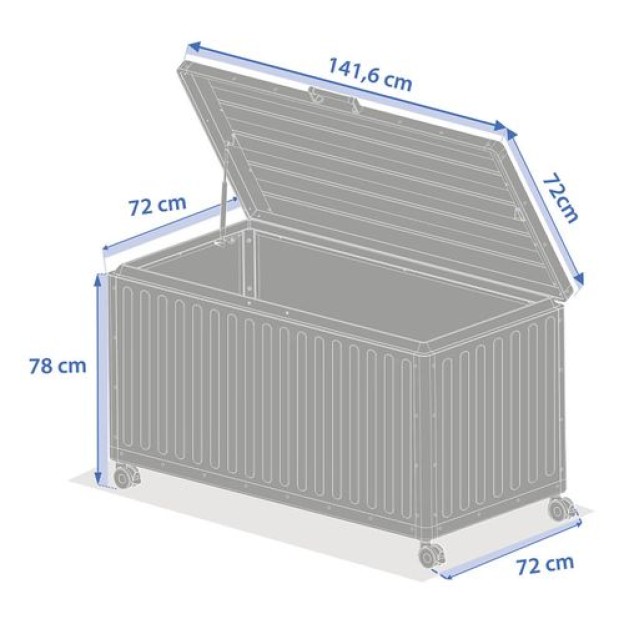 EDENIO BOX GRAFIT 670L