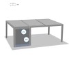 MAJAE GAZEBO SHUTTER SCURT DIMENSIUNE