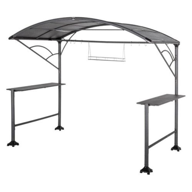 BBQ GAZEBO NEIBA 2,96X1,5 GRAP