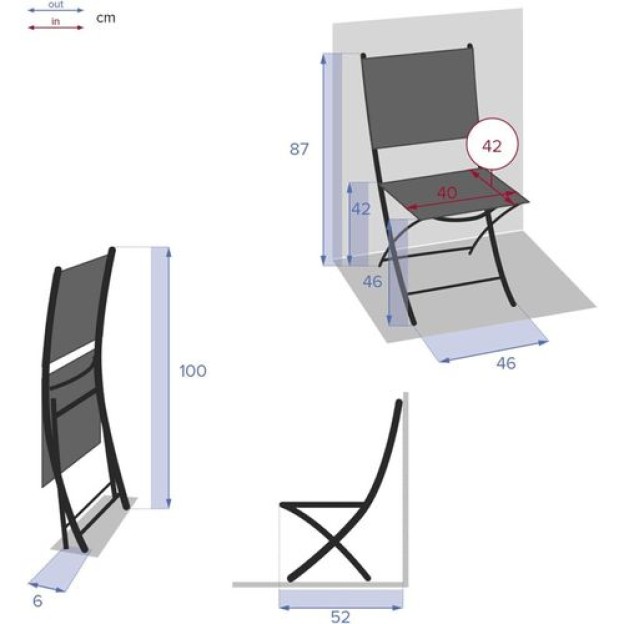 SCAUN FOLD MODULA PIULITA/TONKA