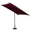 UMBRELA SOIA 2,5X2,5M BURGUND