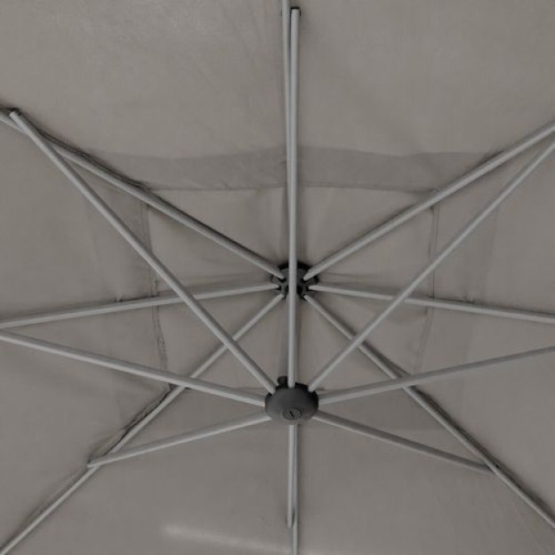 UMBRELA MANOA 2,5X2,5M TAUP