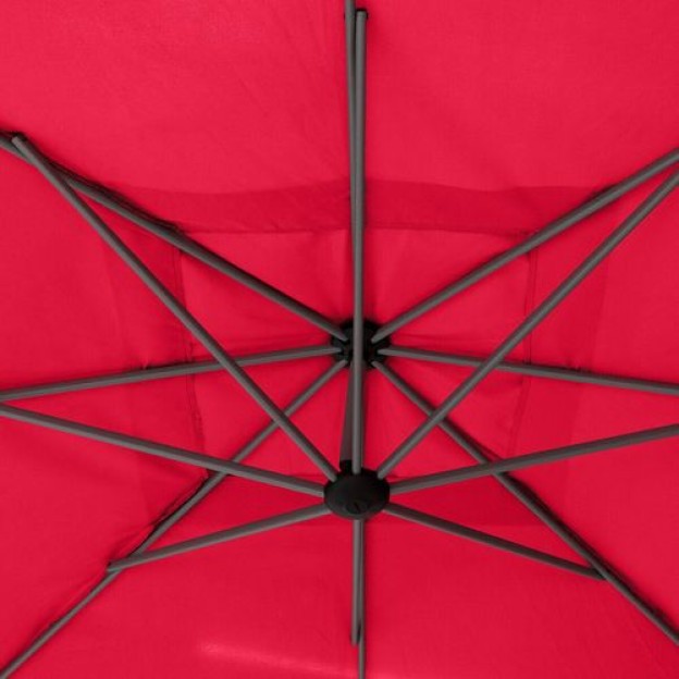 UMBRELA MANOA 2,5X2,5M POMEGR