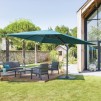 ELEA UMBRELA POLY 4X3M PEAC