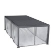 CURTMOSQRAIL EVORA 6X3,6M GRA