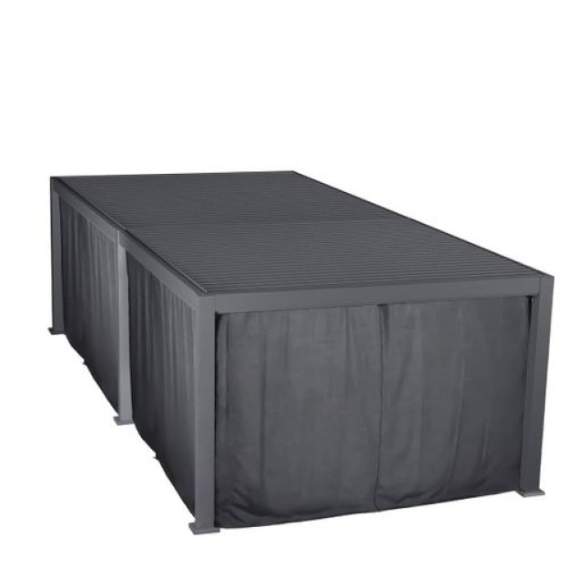 CURTMOSQRAIL EVORA 6X3,6M GRA