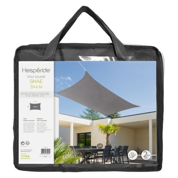PARASOARE 4X3M SATE GREY