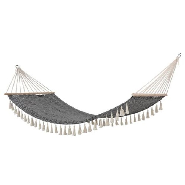 HAMAC SYSSIA FRINGE BLK & W