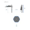JANEIRO UMBRELLA 3M SL GR