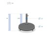 TERLANDO UMBR ROND BASE 25KG
