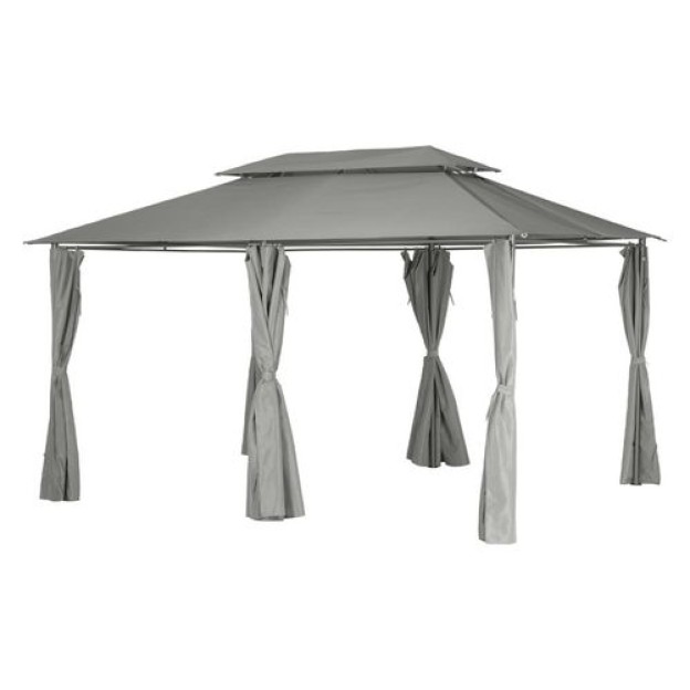 THIRA GAZEBO 4X3M SATE GREY