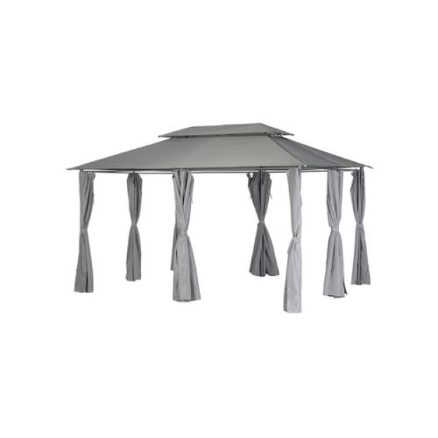 THIRA GAZEBO 4X3M SATE GREY