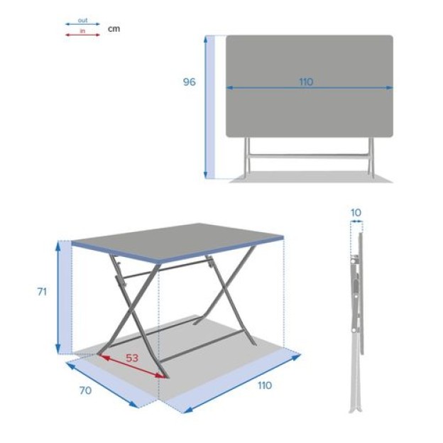 GREENSBOR FLD REC TABL 4S PEA