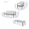 SET CANAPELE PAVANE 5S GRAFIT