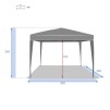 QUICK UP GAZEBO 3X3M SLATE GRE