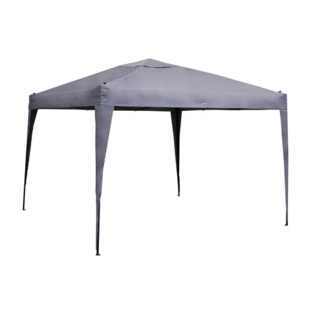 QUICK UP GAZEBO 3X3M SLATE GRE