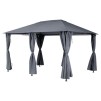 SANTORINI GAZEBO 4X3M SL GRI