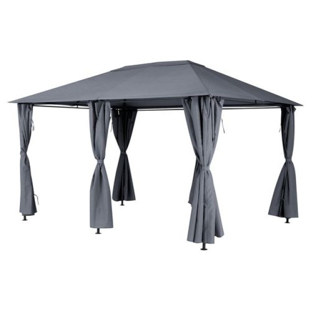 SANTORINI GAZEBO 4X3M SL GRI