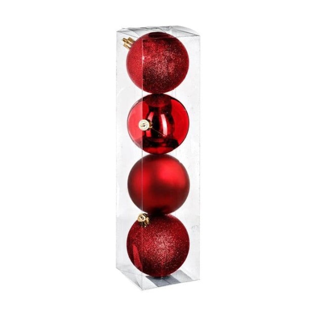 Set 4 globuri RED