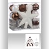 Decoratiuni brad MARRON 44 piese