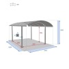 BELIZE CARPORT 5X3M GRAFIT