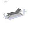 MILENIO LOUNGER GALET/GRAF