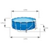 SET TUBU PISCINA 4,57X1,22M