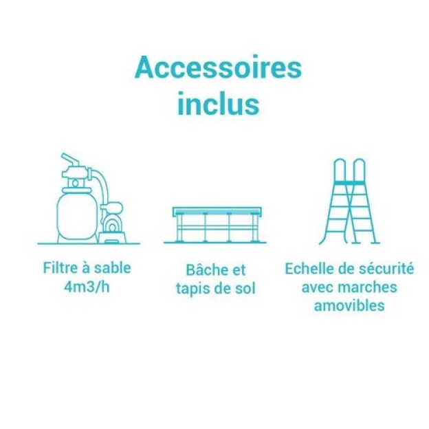 SET PISCINA ULTRA FRAMETM, 6 ani