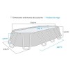 SET PRISM FRAMETM PISCINA OVALA, A