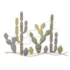DECORATIE PERETE CACTUS -B- CM 90X2,5X64